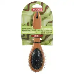 Pets Place Zolux Bamboo Borstel Small - Hondenvachtverzorging - 53x35x200 mm aanbieding