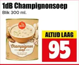 Dirk 1dB Champignonsoep aanbieding