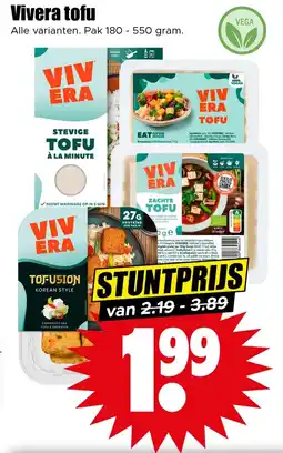 Dirk Vivera tofu aanbieding