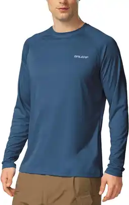 Amazon BALEAF Uv-herenshirt, waterbestendige, UPF 50+, lycra, zonwerend, lange mouwen aanbieding