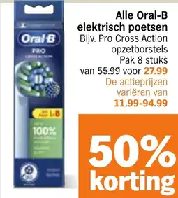 Albert Heijn Alle Oral-B elektrisch poetsen aanbieding