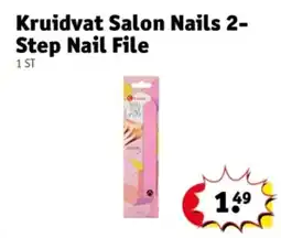 Kruidvat Kruidvat Salon Nails 2- Step Nail File aanbieding