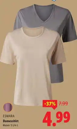 Lidl ESMARA Damesshirt aanbieding