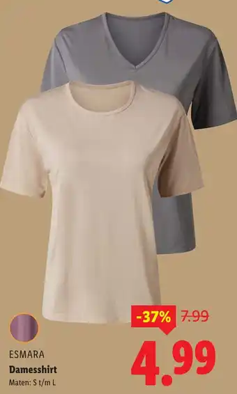 Lidl ESMARA Damesshirt aanbieding