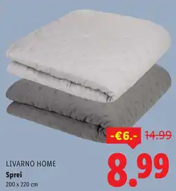 Lidl LIVARNO HOME Sprei aanbieding