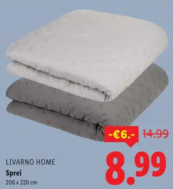 Lidl LIVARNO HOME Sprei aanbieding