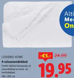 Lidl LIVARNO HOME 4-seizoenendekbed aanbieding