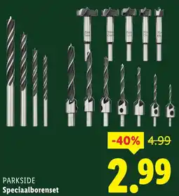 Lidl PARKSIDE Speciaalborenset aanbieding