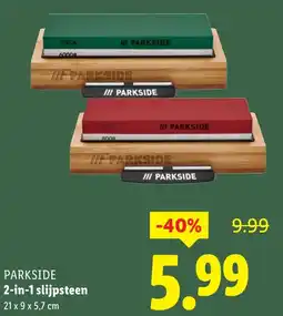 Lidl PARKSIDE 2-in-1 slijpsteen aanbieding