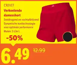 Lidl CRIVIT Verkoelende damesshort aanbieding