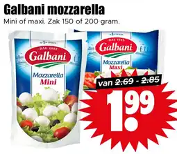 Dirk Galbani Mozzarella aanbieding