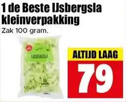 Dirk 1 de Beste IJsbergsla kleinverpakking aanbieding