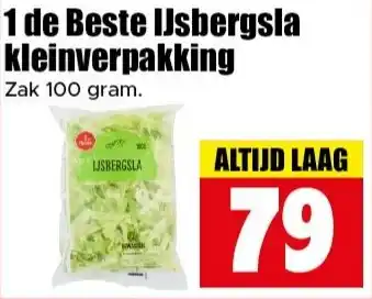 Dirk 1 de Beste IJsbergsla kleinverpakking aanbieding