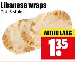 Dirk Libanese Wraps aanbieding