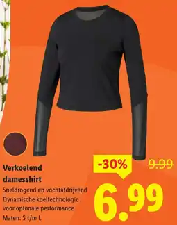 Lidl Verkoelend damesshirt aanbieding