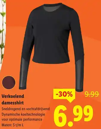 Lidl Verkoelend damesshirt aanbieding