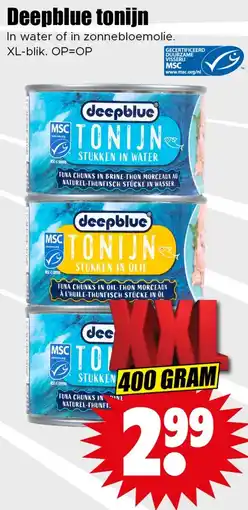 Dirk Deepblue Tonijn aanbieding