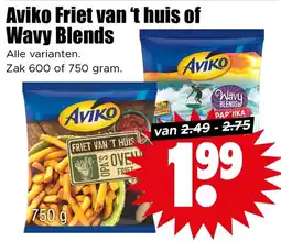 Dirk Aviko Friet van 't huis of Wavy Blends aanbieding