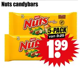 Dirk Nuts candybars aanbieding