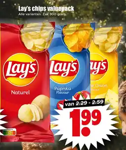 Dirk Lay's chips valuepack aanbieding