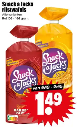Dirk Snack a Jacks rijstwafels aanbieding
