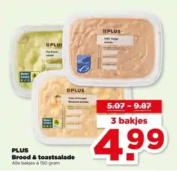 PLUS PLUS Brood & toastsalade aanbieding
