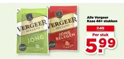 PLUS Alle Vergeer Kaas 48+ stukken aanbieding