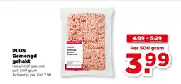 PLUS PLUS Gemengd gehakt aanbieding