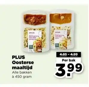 PLUS PLUS Oosterse maaltijd aanbieding