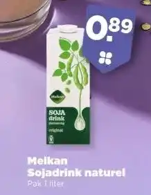 PLUS Melkan Sojadrink naturel aanbieding