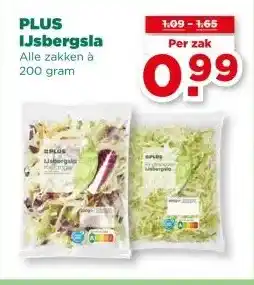 PLUS PLUS IJsbergsla aanbieding