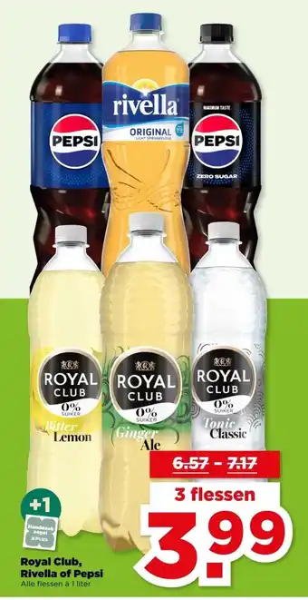 PLUS Royal Club, Rivella of Pepsi aanbieding