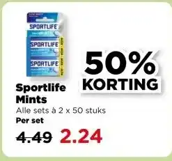 PLUS Sportlife Mints aanbieding