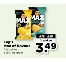 PLUS Lay's Max of flavour aanbieding