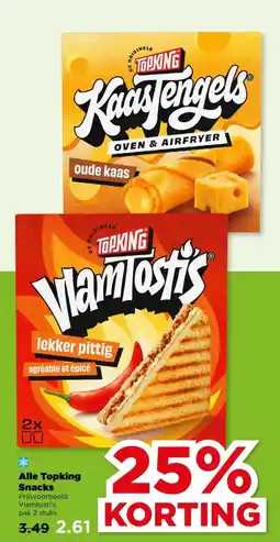 PLUS Alle Topking Snacks aanbieding