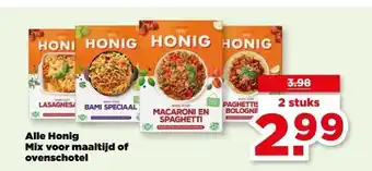 PLUS Alle Honig Mix voor maaltijd of ovenschotel aanbieding