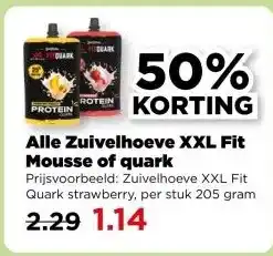 PLUS Alle Zuivelhoeve XXL Fit Mousse of quark aanbieding