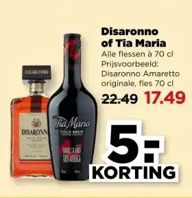 PLUS Disaronno of Tia Maria aanbieding