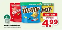 PLUS M&M's of Maltesers aanbieding