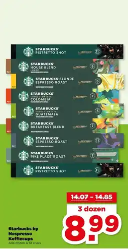 PLUS Starbucks by Nespresso Koffiecups aanbieding