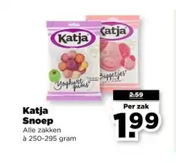 PLUS Katja Snoep aanbieding