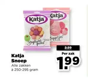 PLUS Katja Snoep aanbieding