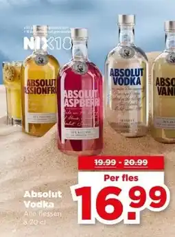 PLUS Absolut Vodka aanbieding