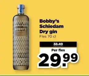 PLUS Bobby's Schiedam Dry gin aanbieding