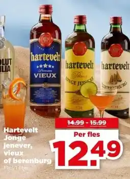 PLUS Hartevelt Jonge jenever, vieux of berenburg aanbieding
