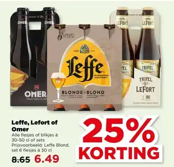 PLUS Leffe, Lefort of Omer aanbieding