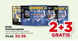 PLUS Finish Vaatwascapsules aanbieding