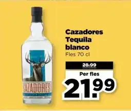 PLUS Cazadores Tequila blanco aanbieding