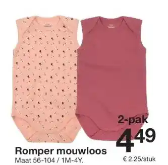 Zeeman Romper mouwloos aanbieding