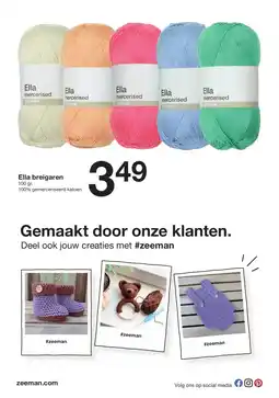 Zeeman Ella breigaren aanbieding